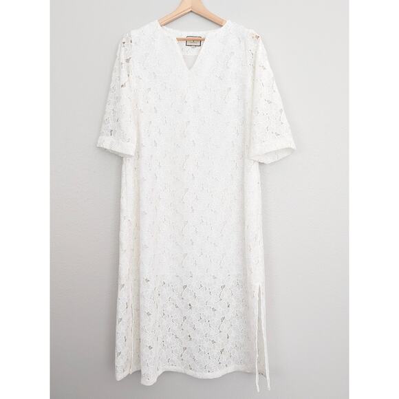 Tuckernuck Jamie White Lace Dress Size Medium M Casual Summer Spring Outfit - Picture 3 of 8